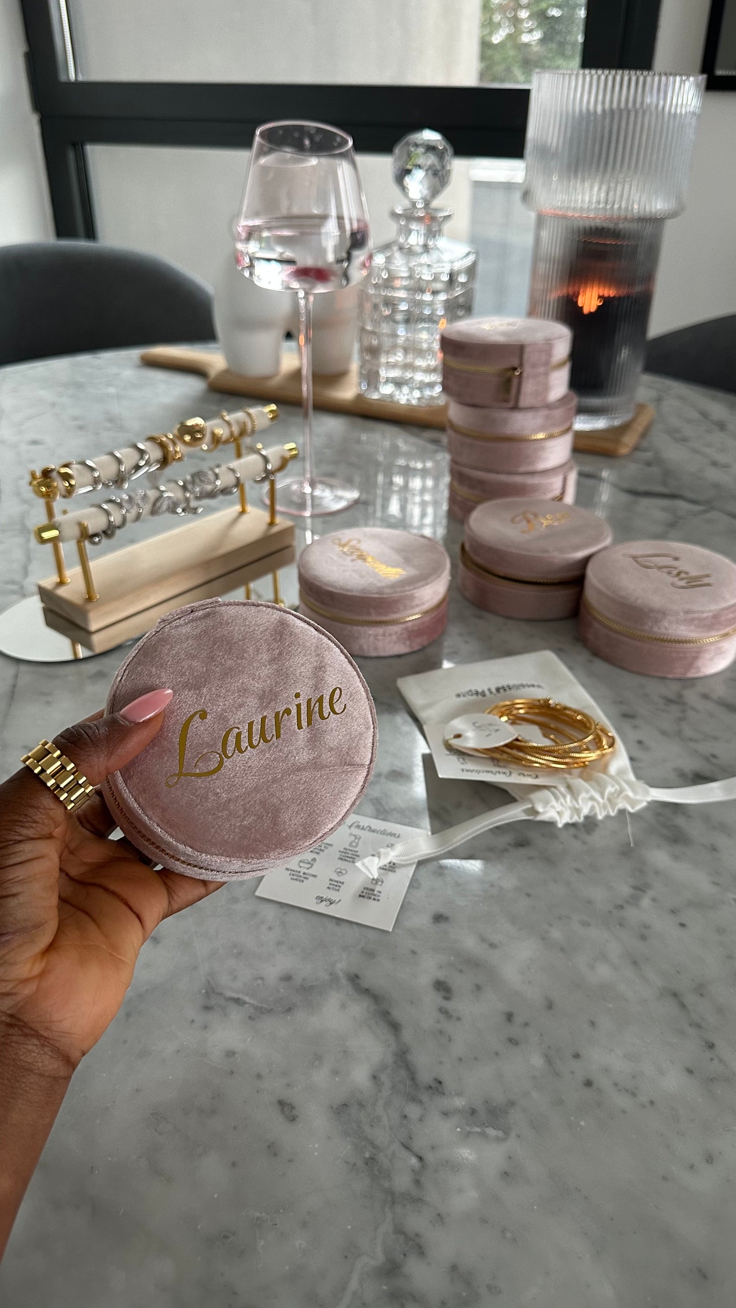 Boîte à bijoux personnalisée